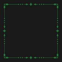 simple line frame Border decorative vector