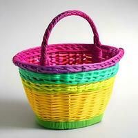 Free photos of color ful basket design high quality picture by ai generated.