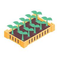 Check out plant hydroponics isometric icon vector