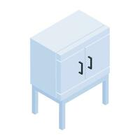 An isometric icon of beekeeping apiary vector