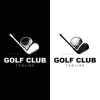 golf equipo deporte logo diseño torneo ilustración símbolo modelo vector