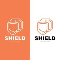 Shield Logo Vector Design Security Illustration Symbol Templet