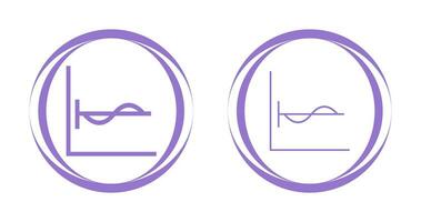 Cosine Graph Vector Icon