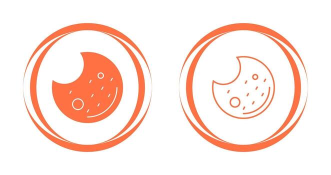 icono de vector de galleta
