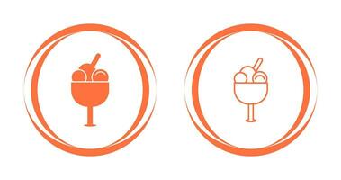 Icecream goblet Vector Icon