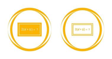 Solving Formula Vector Icon