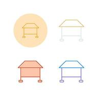 Conference Table Vector Icon