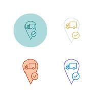 Valid Destination Vector Icon