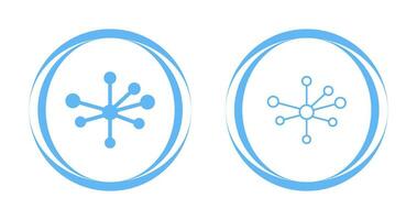 Molecular Structure Vector Icon