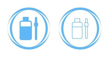 Bottle and Dropper Vector Icon