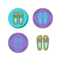 Slippers Vector Icon