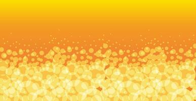 Festive bright bubbles. Transparent soap balls with highlights, highlights and a gradient on a yellow background. vector