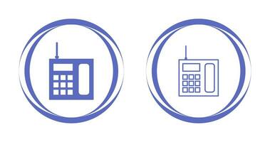 Wireless Landline Phone Vector Icon