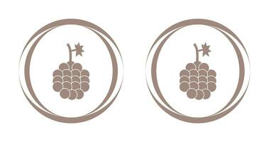 icono de vector de uvas