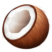 beach coconut tree foldchair ai generate png