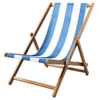 beach coconut tree foldchair ai generate png