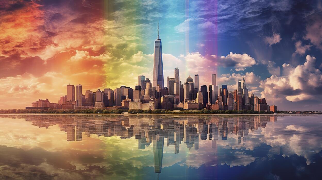 Rainbow City Stock Photos, Images and Backgrounds for Free Download