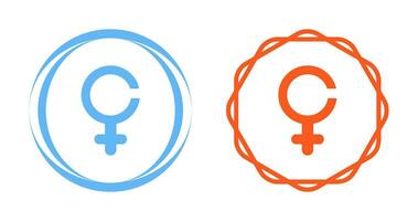 Female Sign Vector Icon