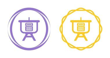 Calculation Presentation Vector Icon