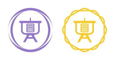 Calculation Presentation Vector Icon