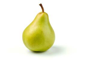 Pear fruit isolated on white background AI Generated photo