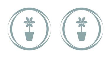 Flower Pot Vector Icon