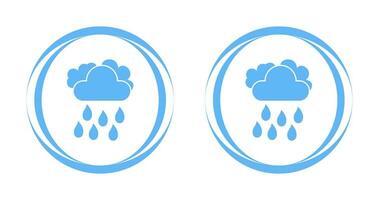 Light Rain Vector Icon