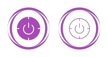 Scheduled power on and off Vector Icon