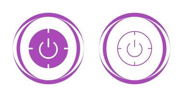 Scheduled power on and off Vector Icon