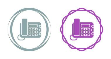 Land Line Phone Vector Icon