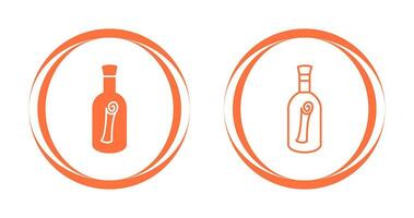 Scroll in Bottle Vector Icon