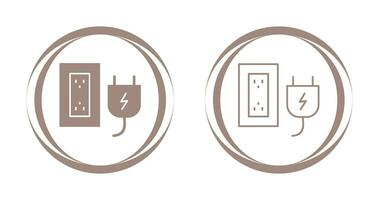 Plug and Socket Vector Icon