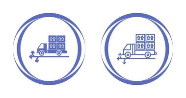 Multiple Delivery Points Vector Icon