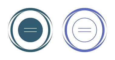 Equal To Vector Icon
