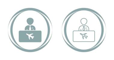 Flight Information Vector Icon