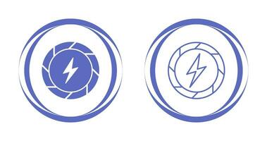 icono de vector de corriente eléctrica