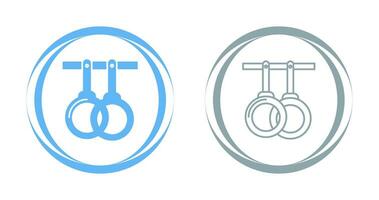 Gym Rings Vector Icon