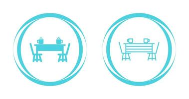 Dining Table Vector Icon