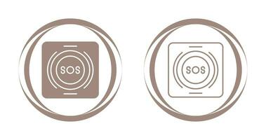 Emergency Button Vector Icon