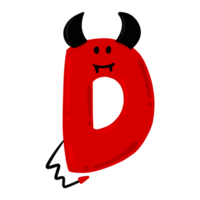 Love Devil Alphabet Set png