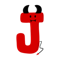 Love Devil Alphabet Set png