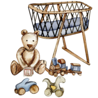 Composition of baby toys. png