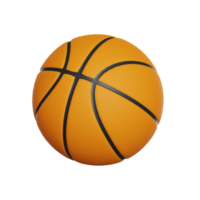 basket-ball, 3d rendre icône cuir Balle png