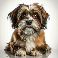 cute shih tzu dog ai photo