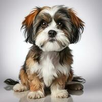 cute shih tzu dog ai photo