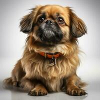 cute pekingese dog ai photo