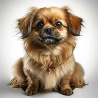 cute pekingese dog ai photo