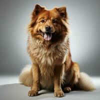 cute chow chow dog ai photo