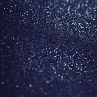 Navy blue glitter texture. AI Generative photo