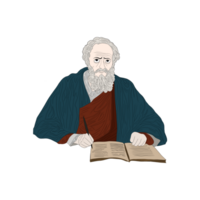 Aristoteles portret, Aristoteles oude Grieks filosoof en polymath karakter tekenfilm illustratie, oude filosoof, Grieks filosofen van Athene, socrates, Plato en Aristoteles schetsen stijl png
